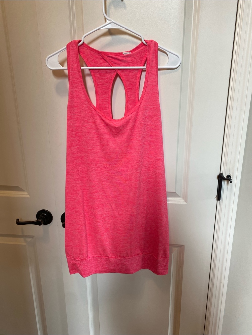 Women's Hot Pink Racerback Tank Top
